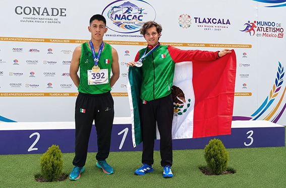 Oro y plata en Campeonato Norteamericano y del Caribe de Atletismo 2026 para la UAEMéx