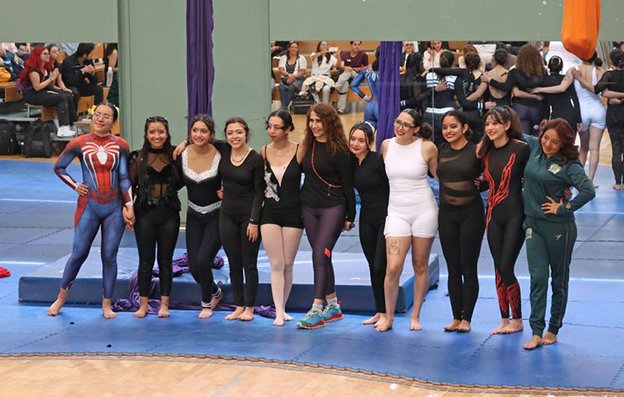 Con danza aérea, busca UAEMéx ampliar opciones deportivas