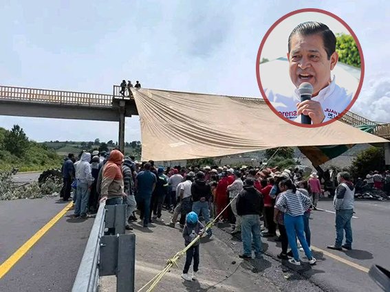 Ante negativa de SEMOV; bloqueo de la Tenango-Ixtapan es indefinido