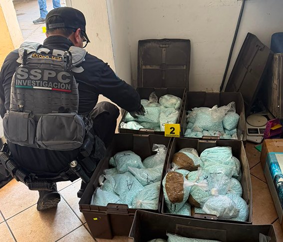 Presume Harfuch acciones de cooperación con la DEA en Mexicali