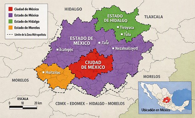 Declaran modificación “histórica” de la Zona Metropolitana del Valle de México