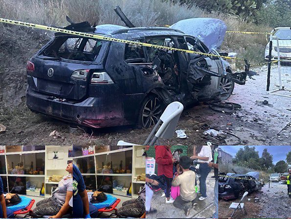 Y ahora Cuautitlán Izcalli; un muerto tras explosión de automóvil cargado con pirotecnia