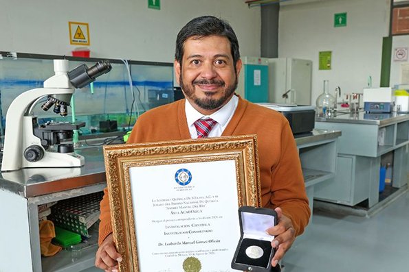 Premio Nacional de Química 2026, para académico de la UAEMéx